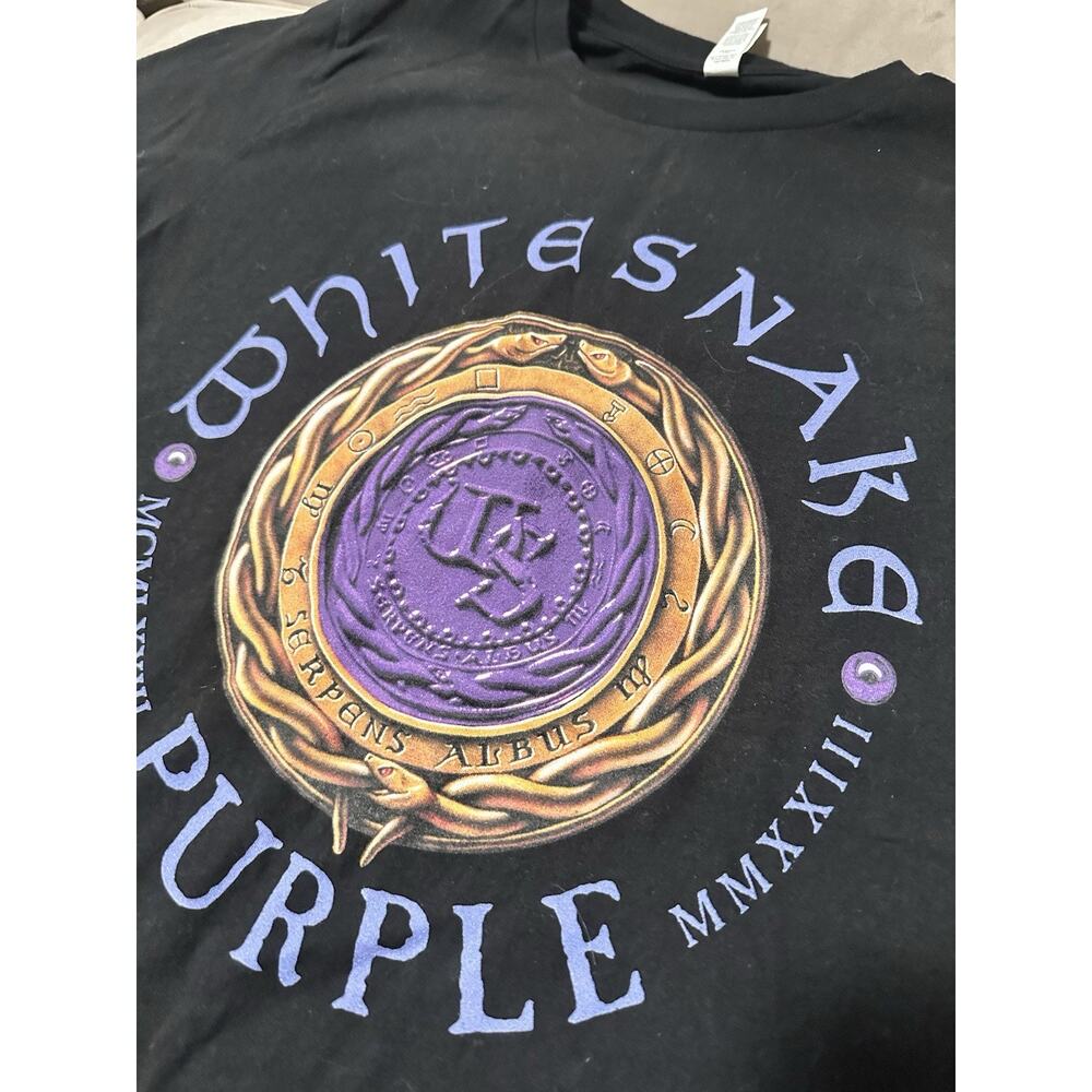 Whitesnake "The Purple Album" MMXXIII Classic T-Shirt Medium - Picture 3 of 4